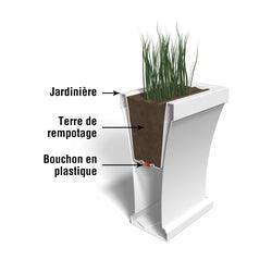 Bordeaux Trough Planter - Black - Hardware by Design