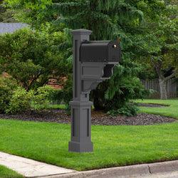 Dover Mail Post  - Graphite Grey - Hardware by Design