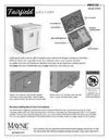 Fairfield Patio Cooler - 50 quart capacity - Mint - Hardware by Design