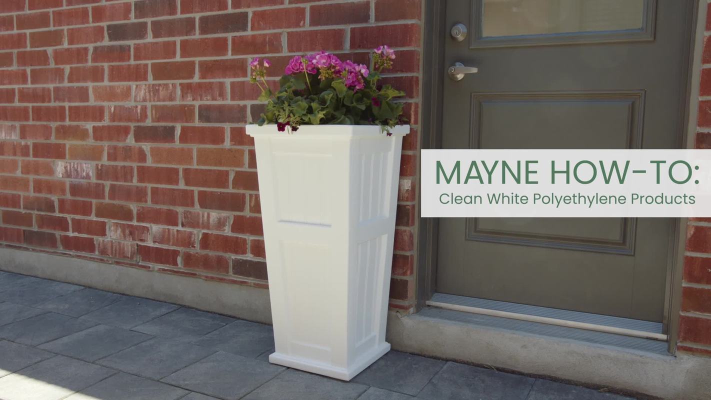 Mayne - Modesto 42in Tall Planter - Black