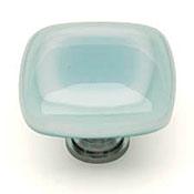 Sietto 1-1/4" (32mm) Glass Cabinet Knob (Luster Light Aqua) STO-K-610
