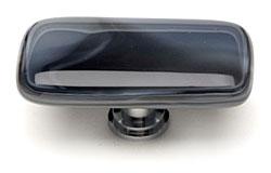 Sietto 2" (51mm) Long Glass Cabinet Knob (Cirrus Charcoal Grey) STO-LK-304