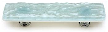 Sietto 3" (76mm)c.c. Glass Cabinet Pull (Glacier Light Aqua) STO-P-208