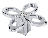 TopEx 1-3/4" (44mm) Decorative Crystal Cabinet Knob (Bright Chrome) TEX-257054B40